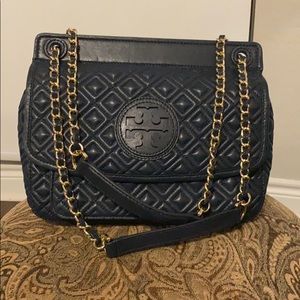 Tory Burch navy handbag(Sold)